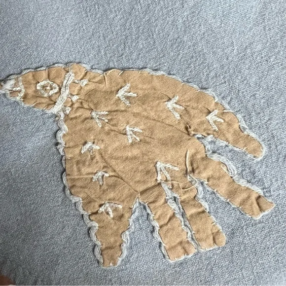 Passports Of Pier 1 Imports Vintage Chambray Button Up Animal Appliqués Size S - Picture 4 of 15